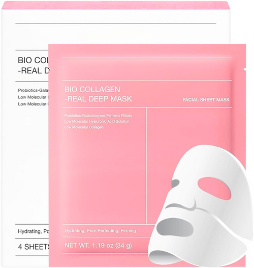 Nawilżające Maseczki Kolagenowe (4 szt.)